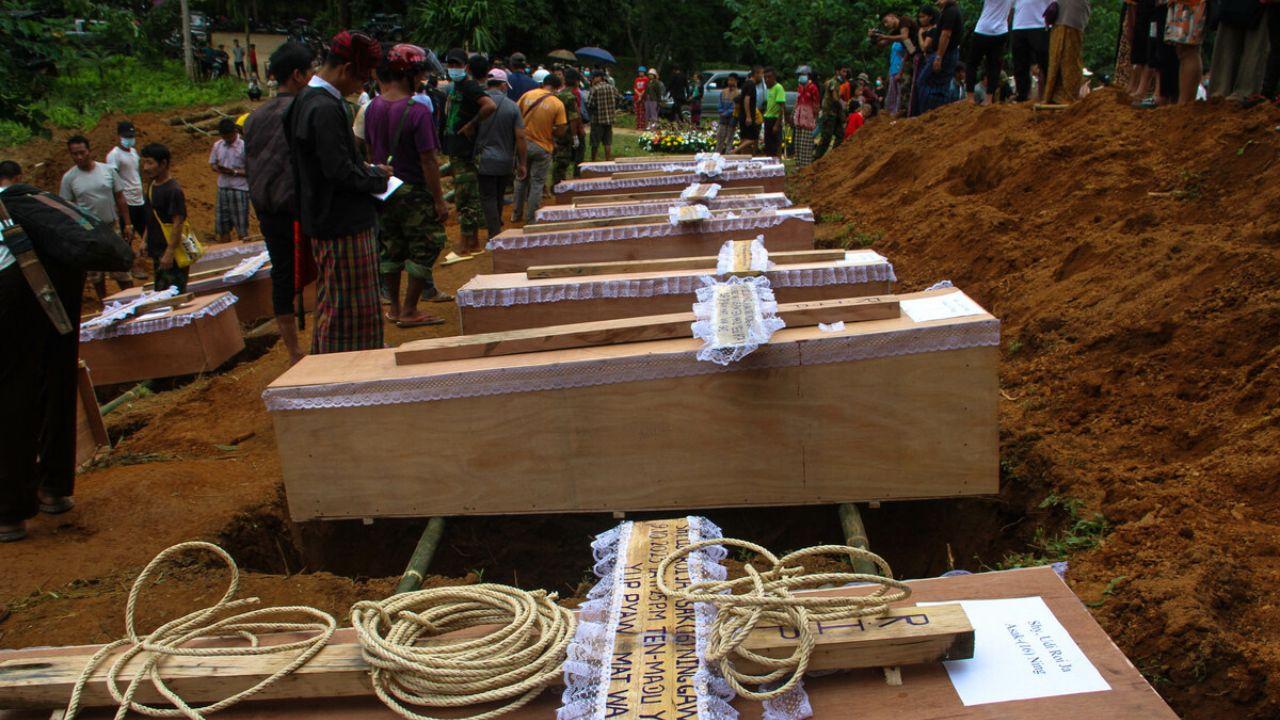 The military government has stepped up use of airstrikes to combat the rebel groups especially the armed pro-democracy Peoples Defence Forces and ethnic minority guerrilla groups like in Kachin fighting for autonomy.